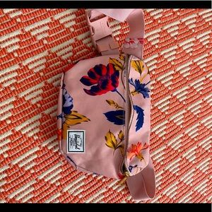 Pink floral Herschel 15 fanny pack